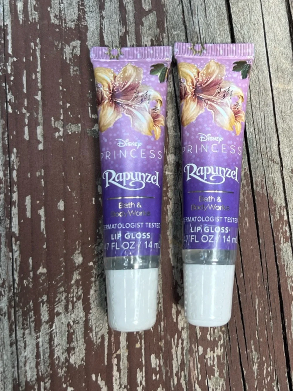 Bath & Body Works Disney Princess Rapunzel Lip Gloss 0.47 oz,Sealed Feminine|2x